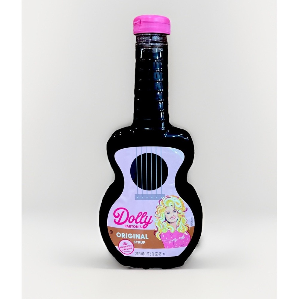 DOLLY PARTON'S Original SYRUP Guitar Bottle Breakfast Pancakes Waffles 22 oz NEW
